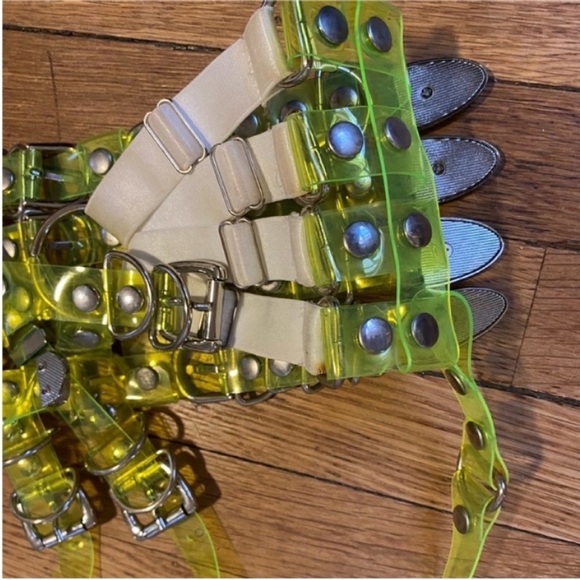 Neon Green UV Harness Top - Picture 9 of 12